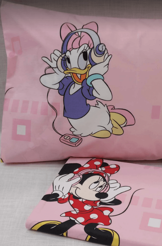 Σετ Παιδικά Σεντόνια “Minnie Mouse – Daisy Duck”