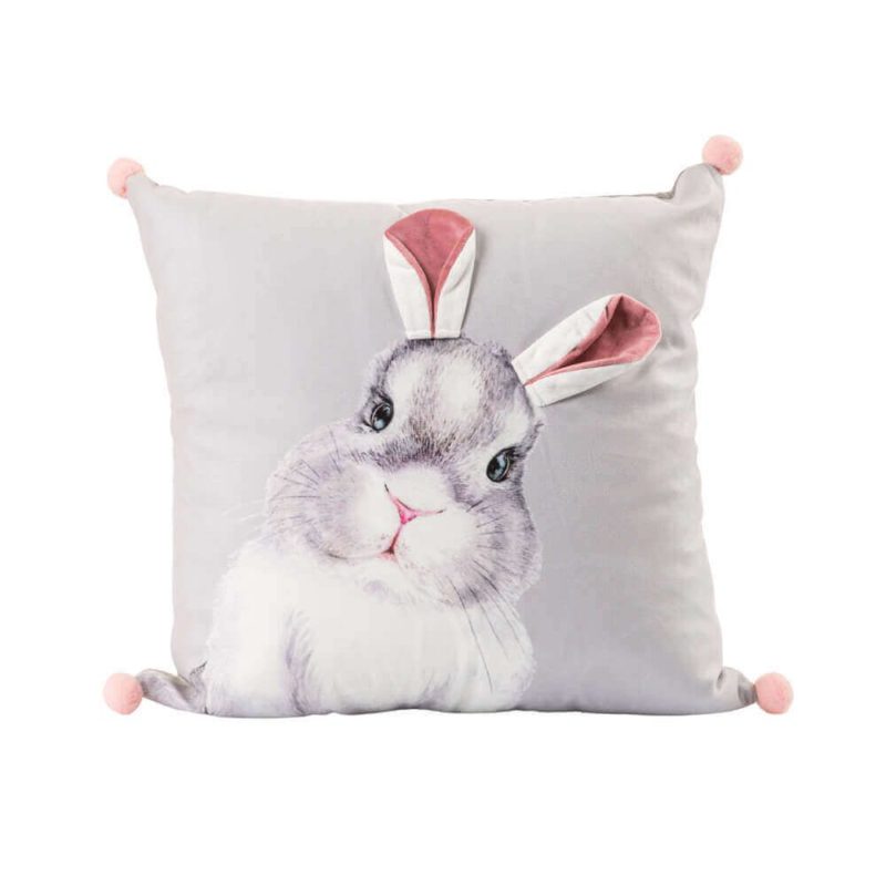 Ilis Home Πασχαλινή Διακοσμητική Μαξιλαροθήκη Bunny