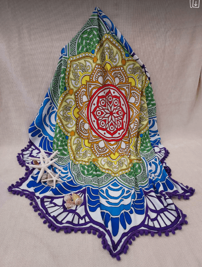 Πετσέτα – Παρεό Θαλάσσης Mandala